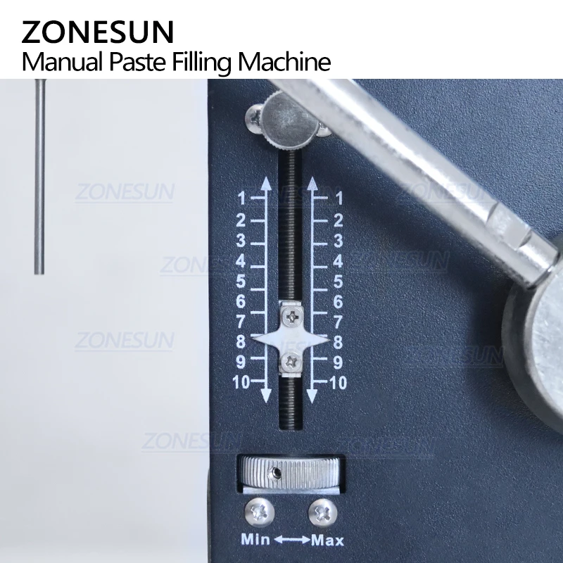 ZONESUN ZS-MGT1S Manual Lotion Cosmetic Peanut Butter Sauce Honey Cream Yogurt Molasses Jam Jar Bottle Paste Filling Machine