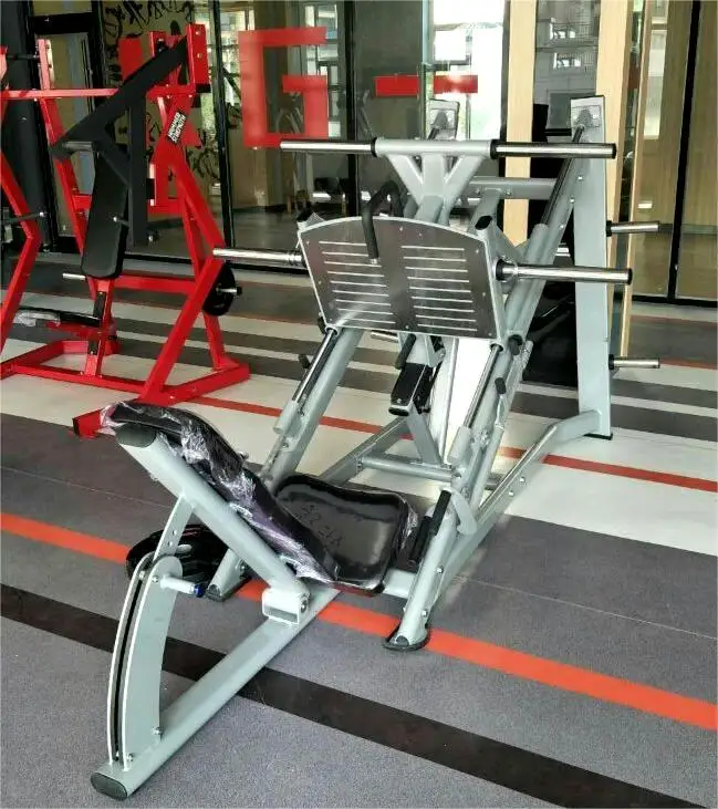 commercial gym equipment plate loaded 45 degree leg press hack squat leg press machine
