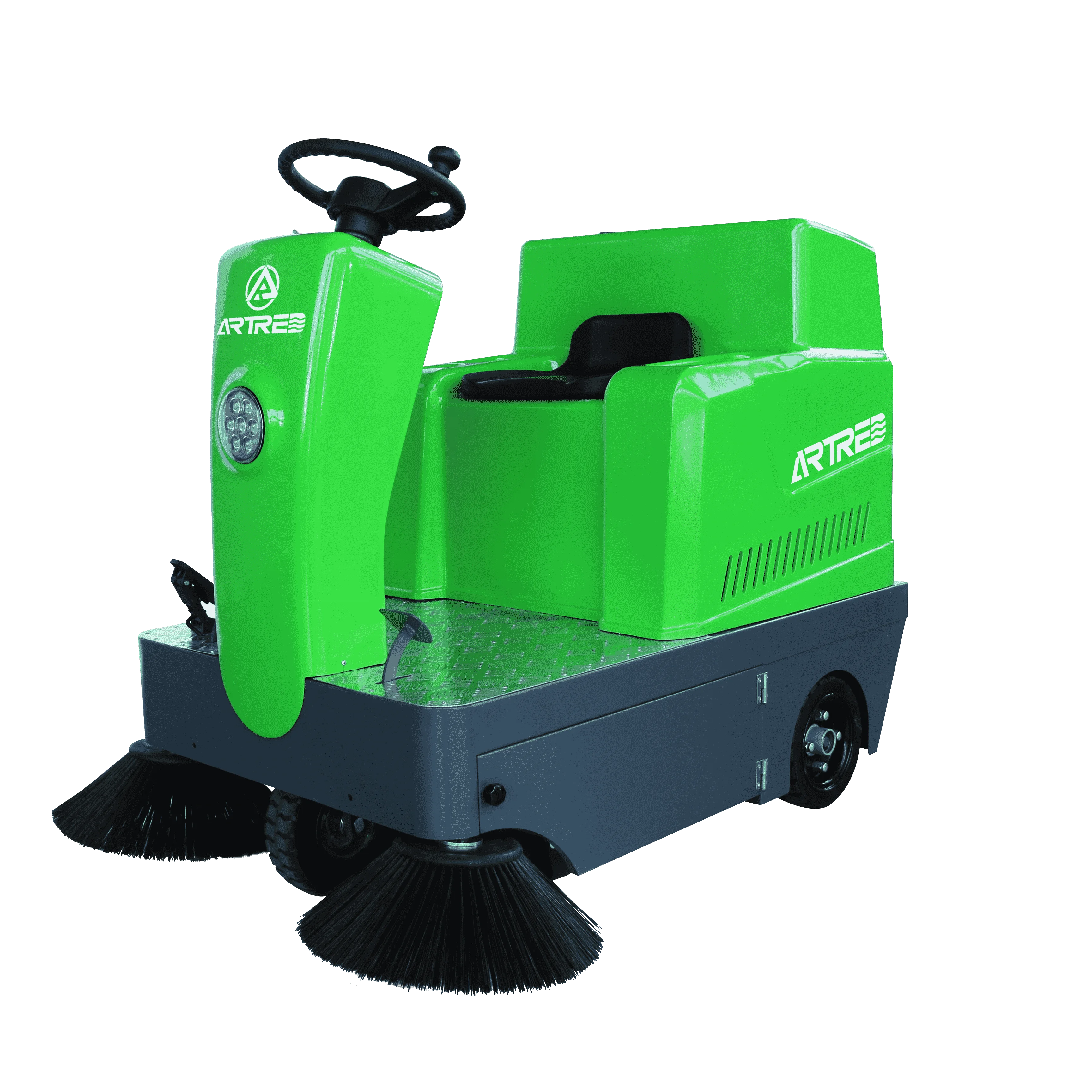 factory price vacuum automatic battery electric road floor sweeper machine