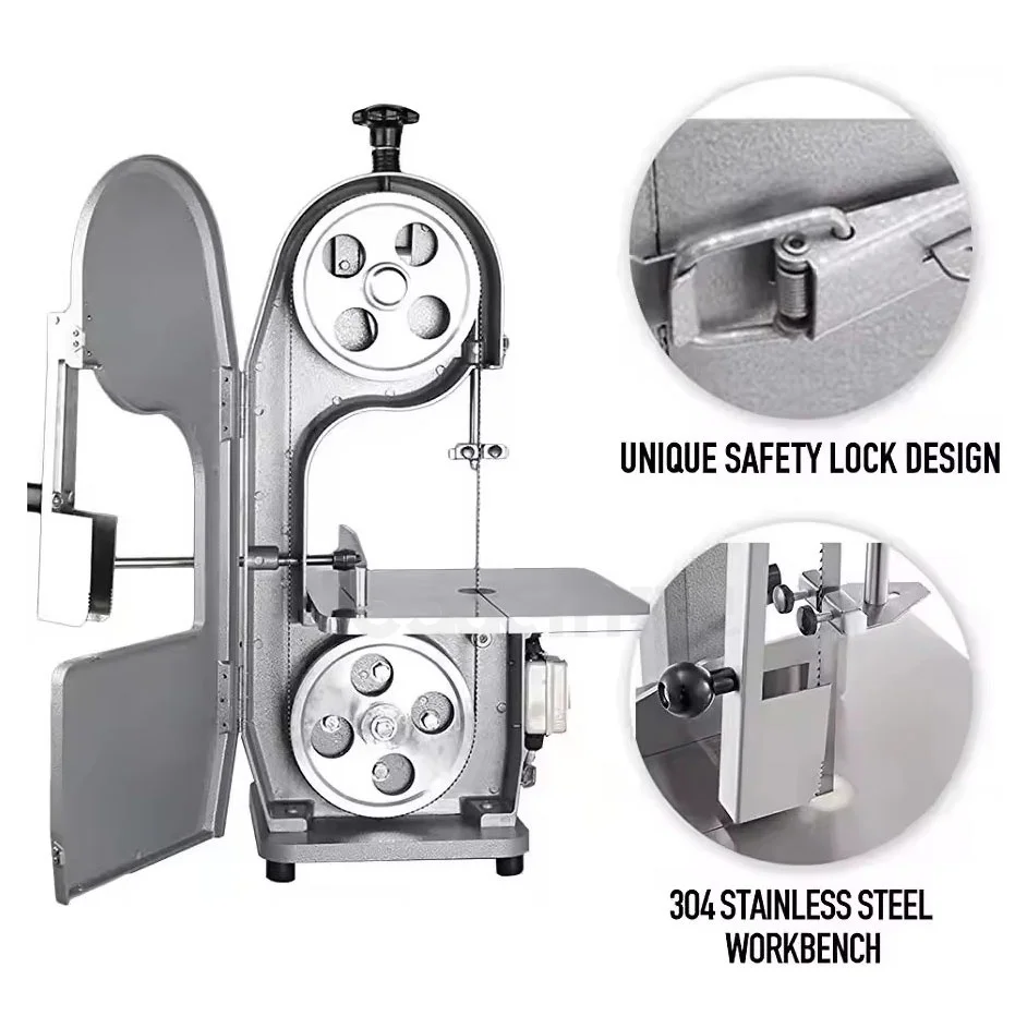 Frozen Meat Cube Fish Chicken Bone Saw Machine Butchers Beef Bone Cutter Bone And Meat Cutting Machine