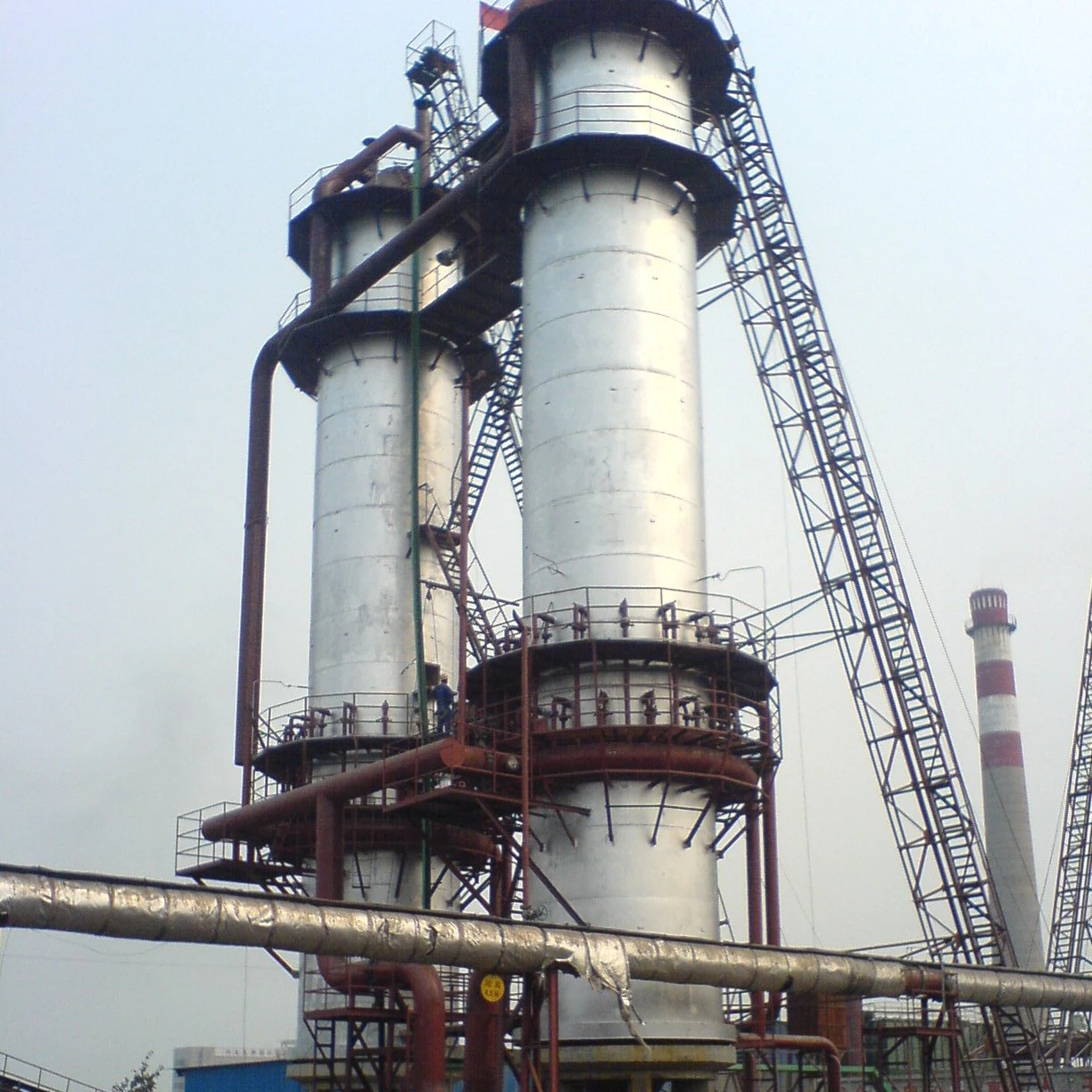100~1000TPD  Vertical Shaft kiln Active Lime Calcium oxide production line