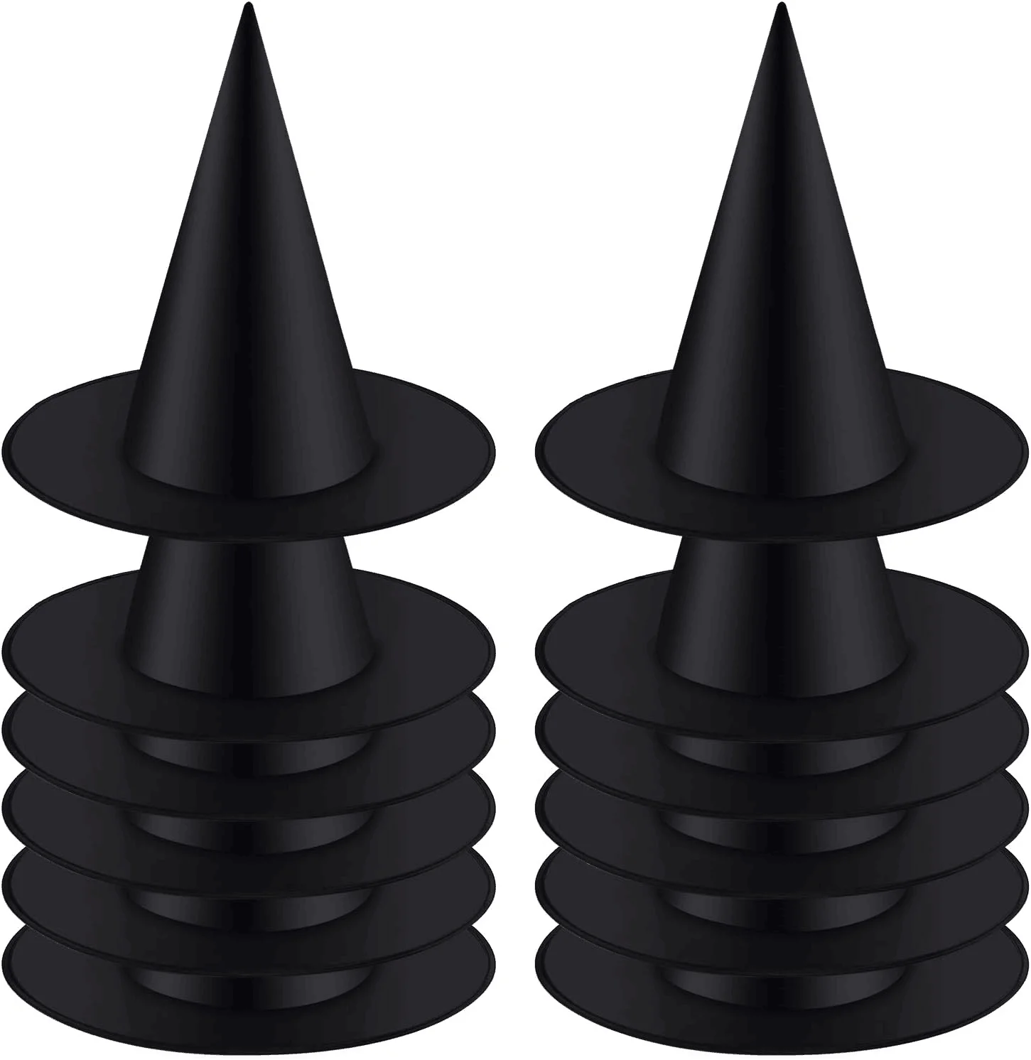 2024 Hotselling Halloween Witch Hat Cap Hanging Witch Hat Costume Accessory for Halloween Party Favor, Black