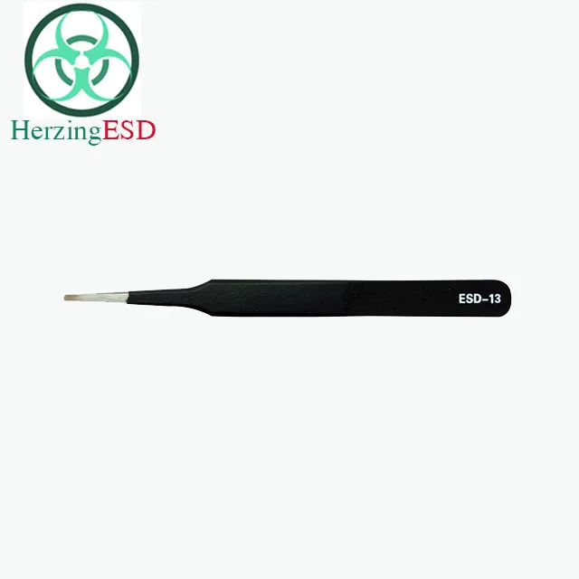 Высокое Качество Электронный ESD-14 ESD черный Пинцет из нержавеющей