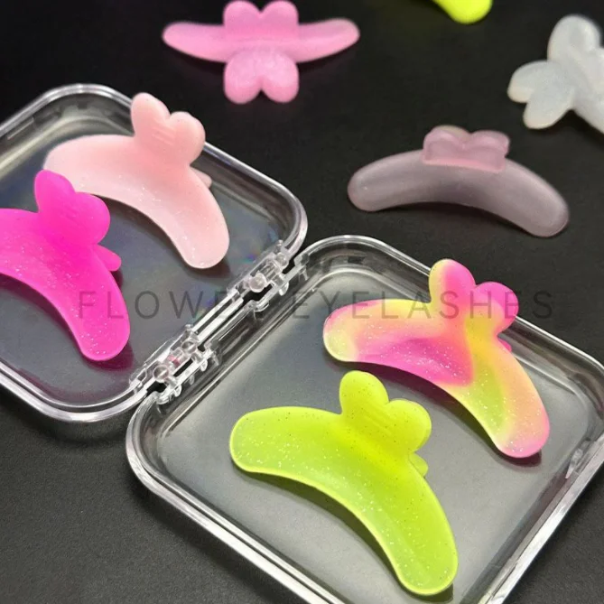 new silicone lash lifting rods lash perm tinting pads anti-slip lash shields