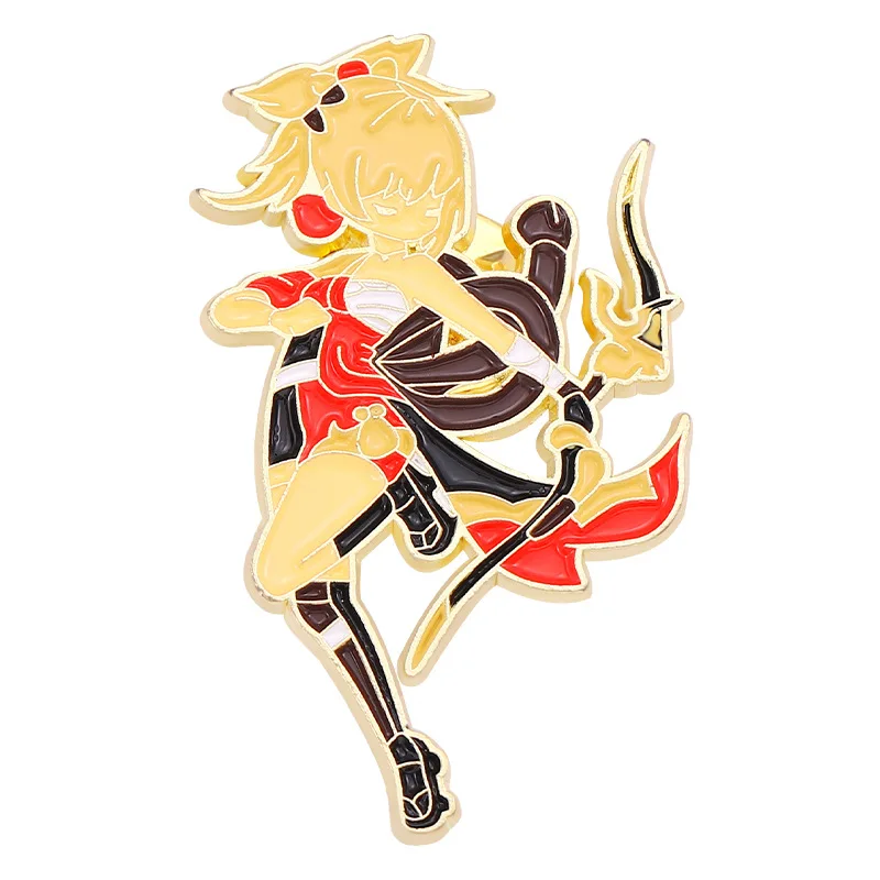 Wholesale Genshin Impact Japanese Anime Brooches Bag Clothes Lapel Pin Potted Plant Badge