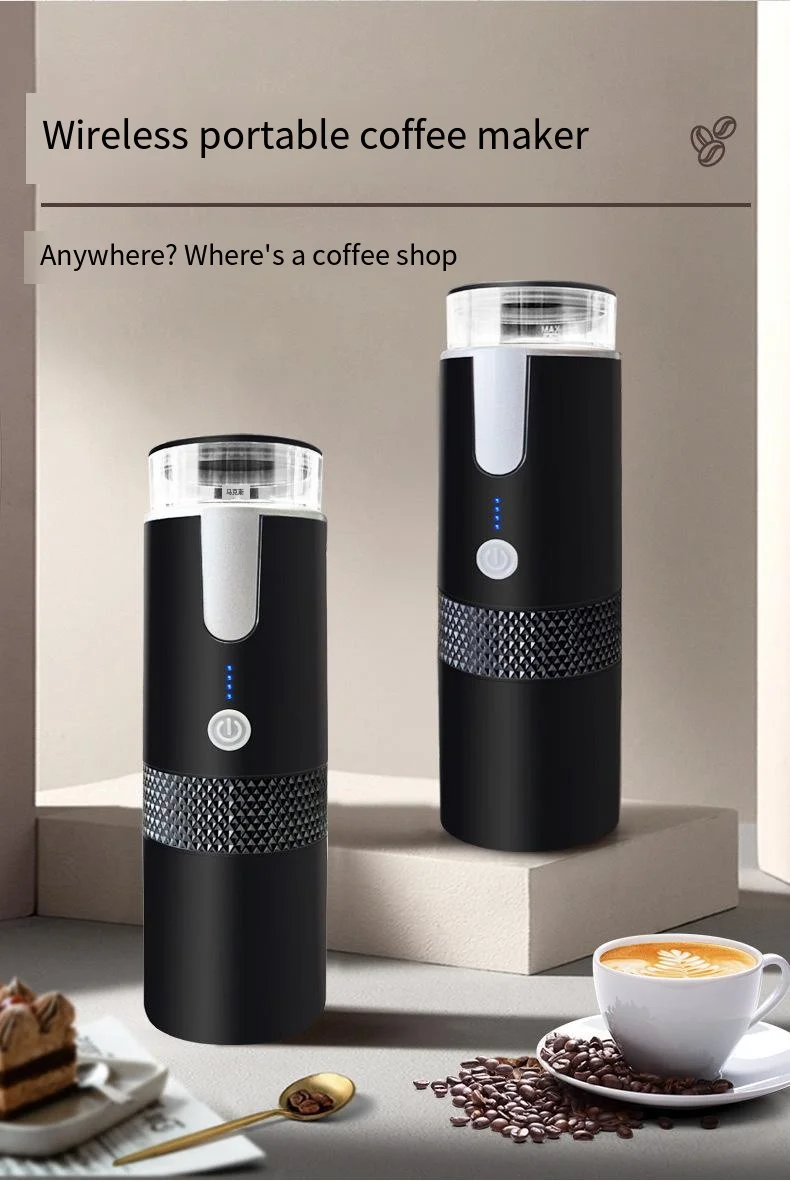 Mobile portable Coffee cup Portable coffee machine wireless Outdoor electric vehicle carrying mini
