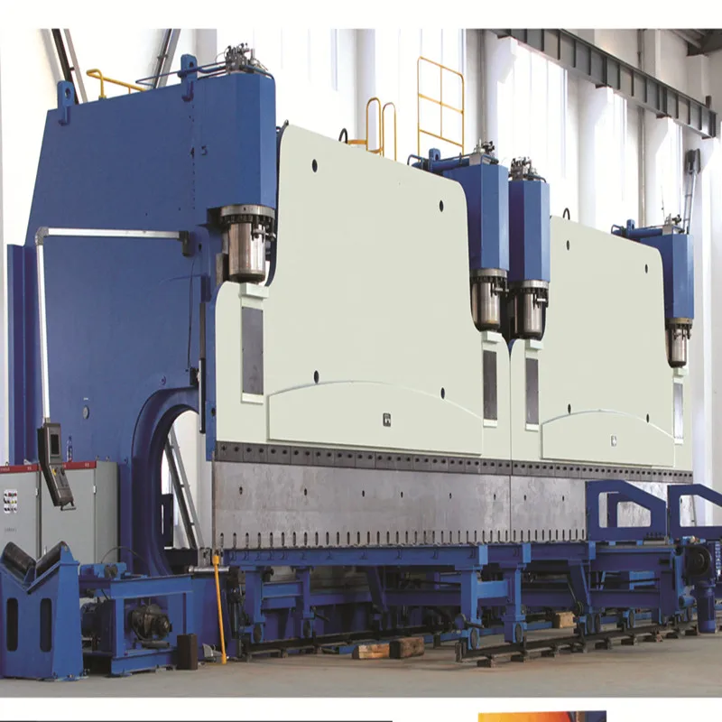 tandem plate bending machine to make pole light tapered steel pipe press brake