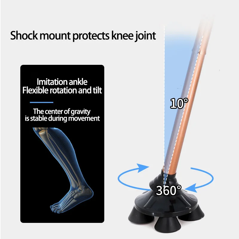 Amazon Bestselling Multifunctional Sticks Folding Stick Walking Stick Heads Alpenstocks