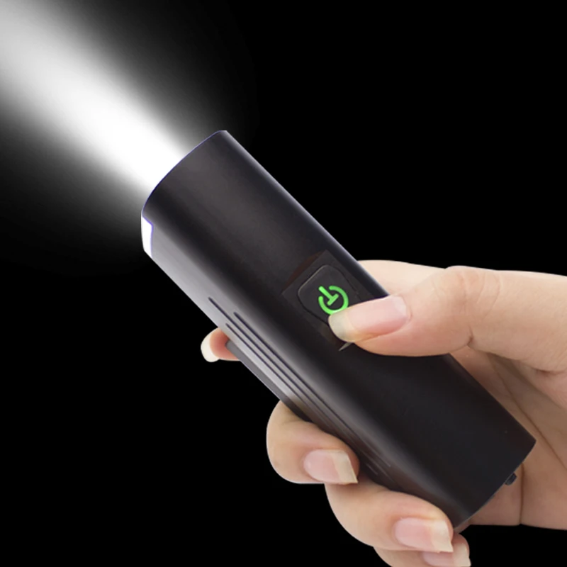  Мощный 1300 люмен USB Перезаряжаемый Передний фонарь для велосипеда 4200mAh