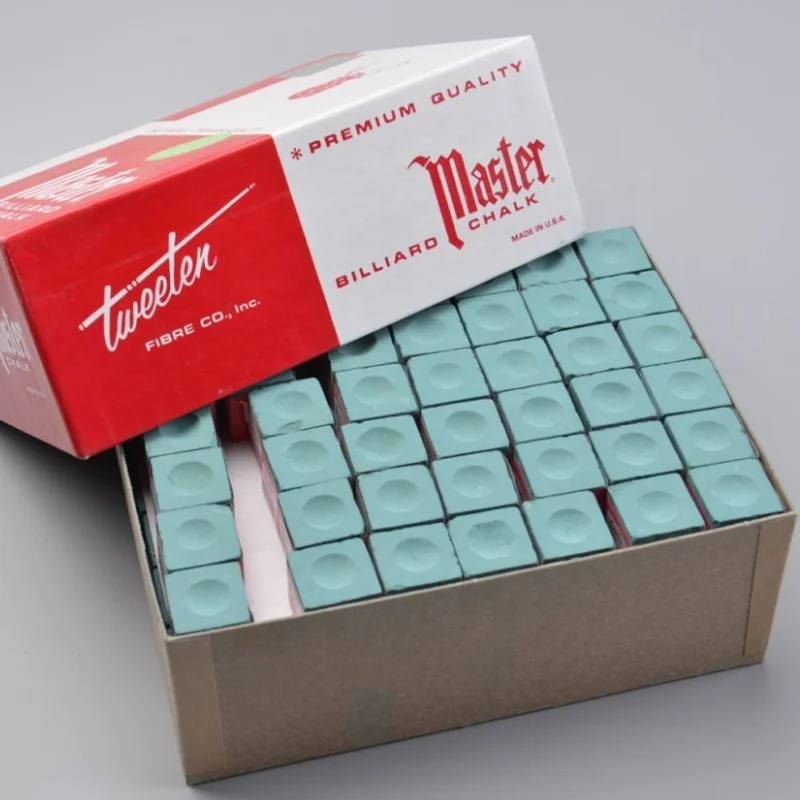 2022 High Quality 12/144 cubes billiards pool/snooker cue chalks for sale