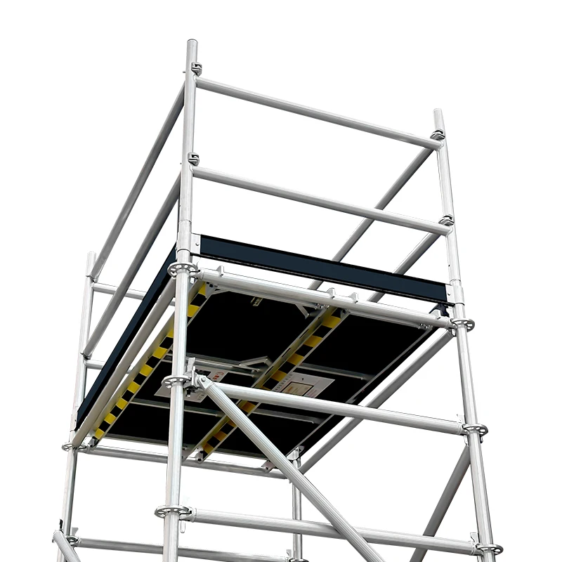 Aluminium Facade Scaffolding and working tower and mobile multi-function working platform