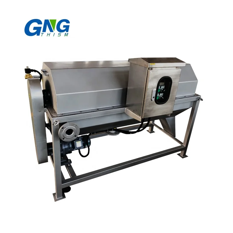 High Decontainmination Efficiency Sewage Pretreatment Filter Internal Water Intake Rotary Drum Bar Screen