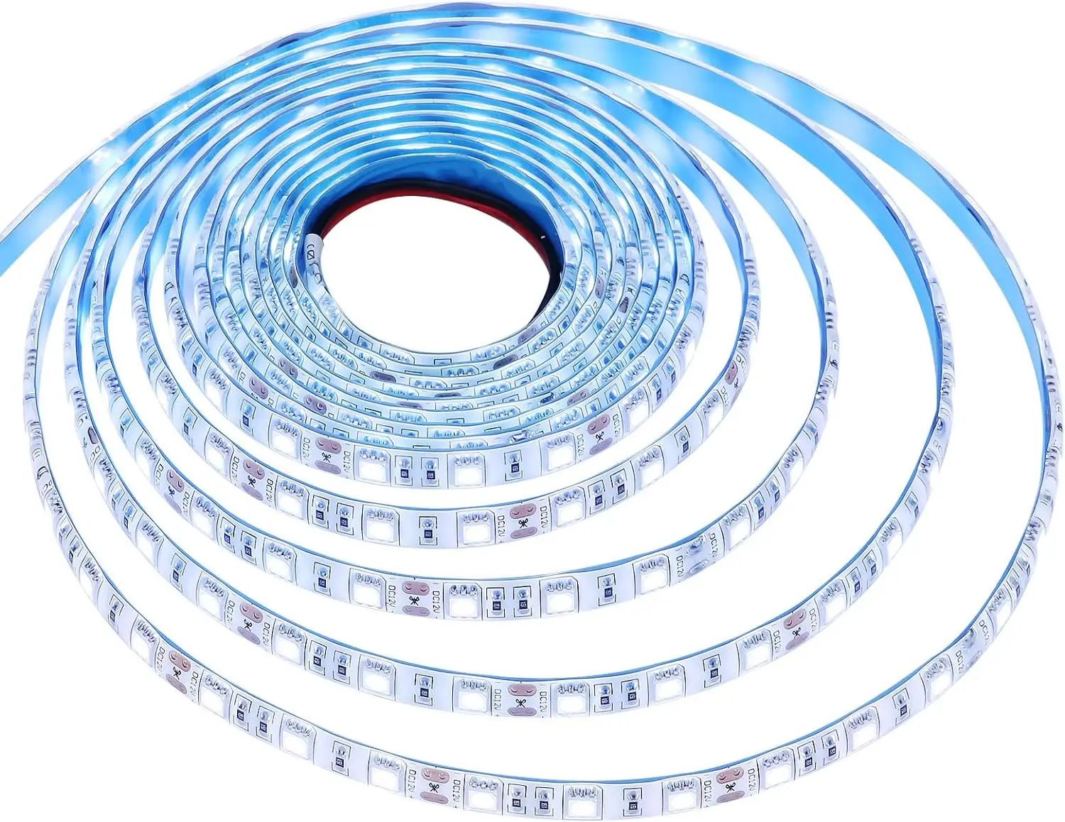 ESann DC12V Светодиодная лента 16.4ft/5 м 300 светодиодов/м SMD5050 IP65 наружная водонепроницаемая светодиодная