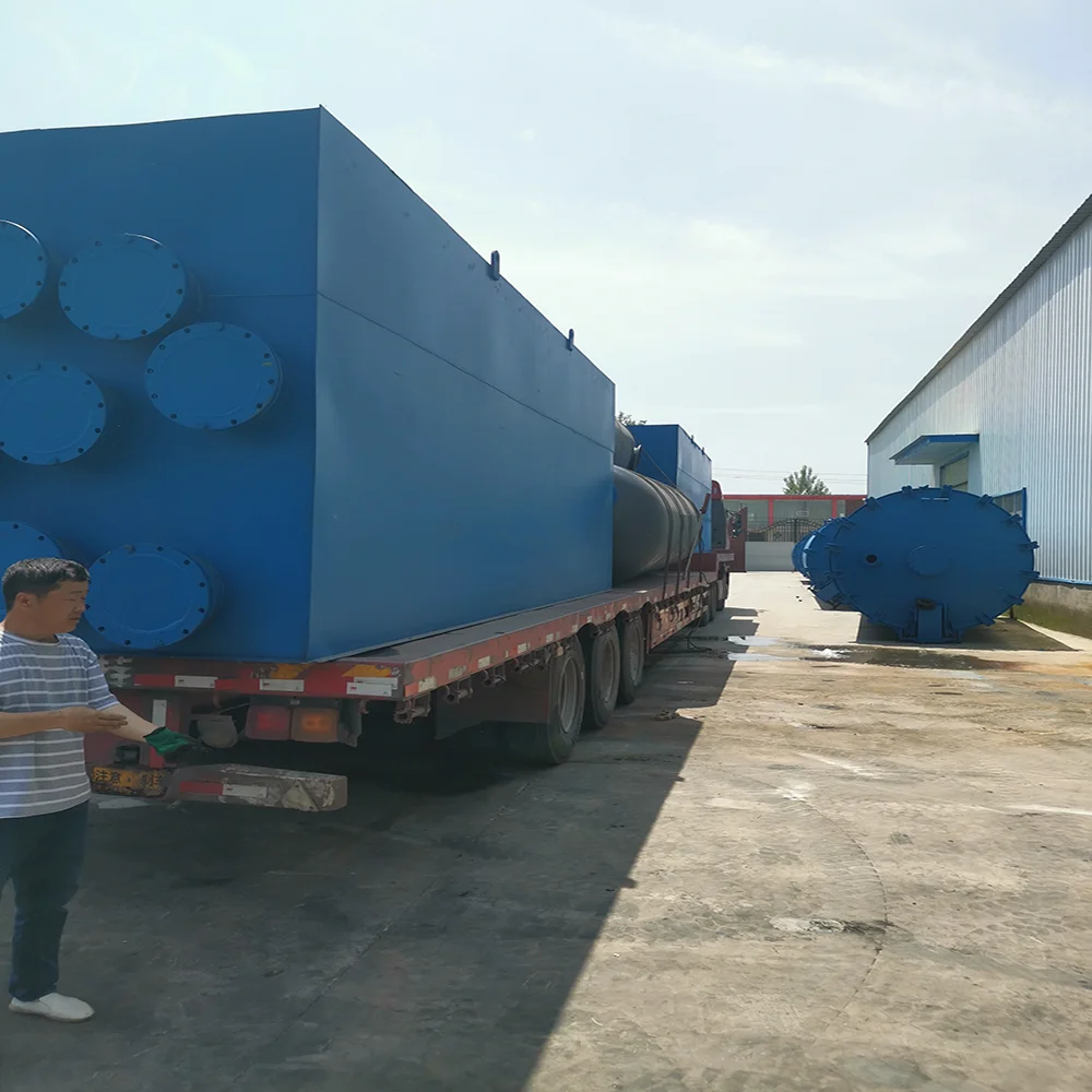 Hot sale waste tyre pyrolysis plant condenser renewable energy equipment