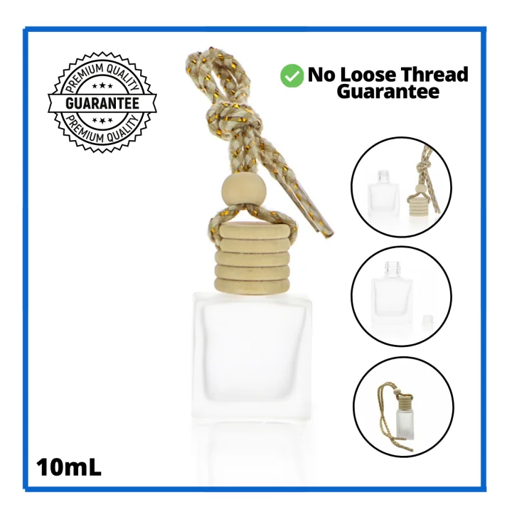 5Ml 10Ml15ml Polymer Clay Car Hanging Perfume Bottle Air Freshener Car Diffuser Glass Bottles