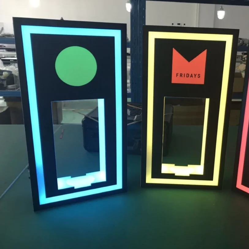 Customized Acrylic Patron Tequila Gold VIP Service Shot Glass Tray