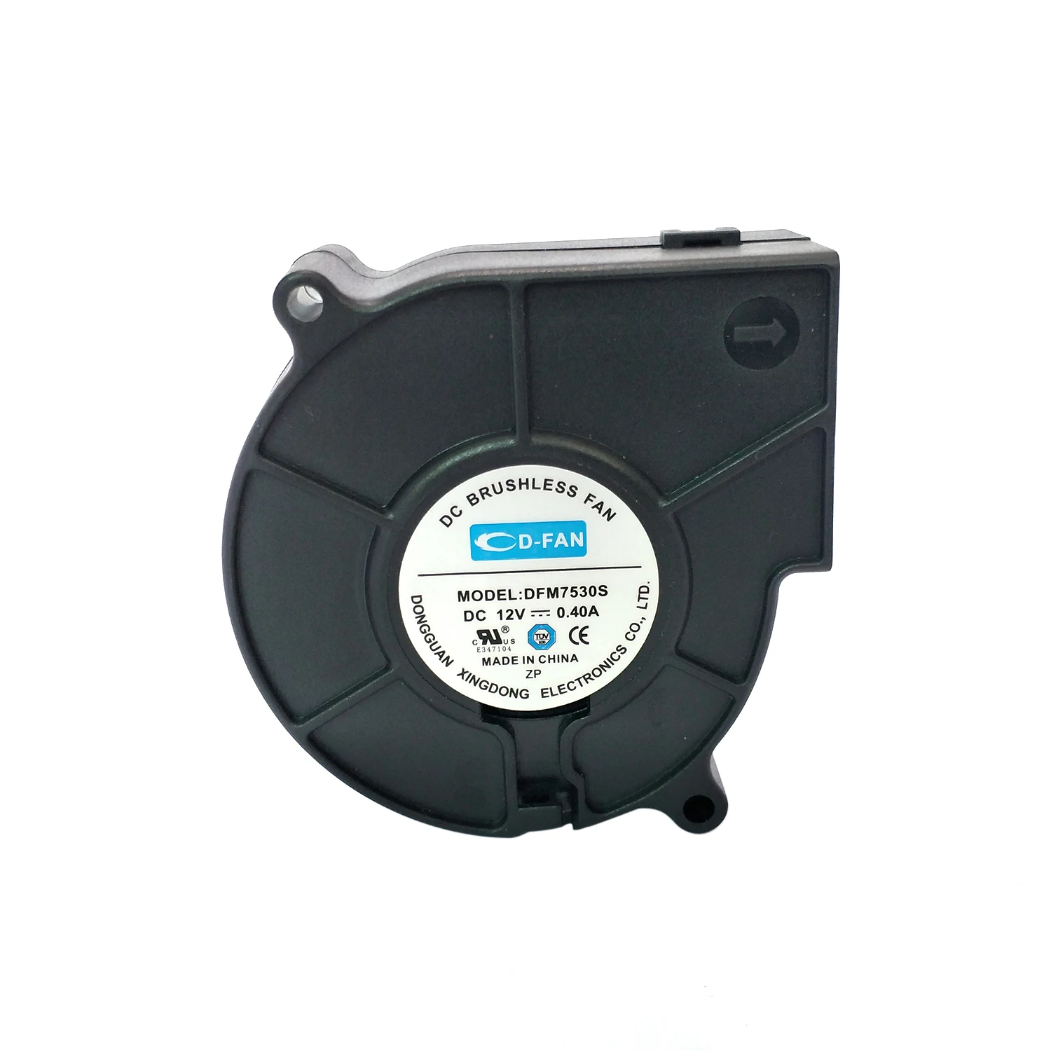 Industrial blower 75x75x30mm 12v 24v 75mm dc centrifugal blower cooling fan