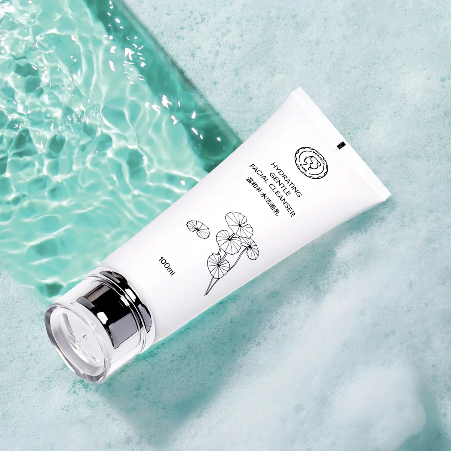 Perfect Care OEM ODM Amino Acid Centella Asiatica Facial Cleanser Deep Cleansing Mud Face Cleanser