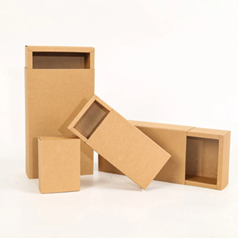
Customizable Design Eco Friendly Printing Paper Magnetic Folding Boxes Gift Packaging custom Drawer kraft paper boxes 