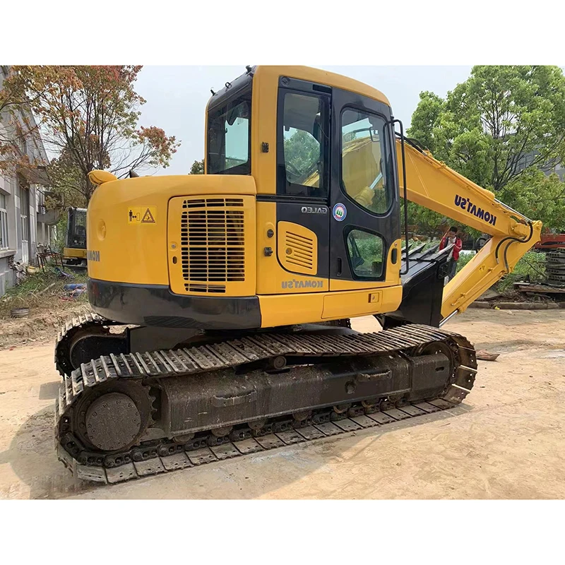 PC128US Cab Backhoe Pier Low Budget Portable Machine Machines Micro Landscaping Sales Used Komatsu Digger Excavators