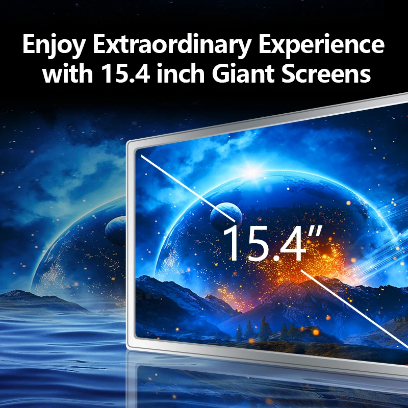 Factory wholesale 15.4 inch portable monitor for notebook extender dual display 1080P IPS triple screen laptop
