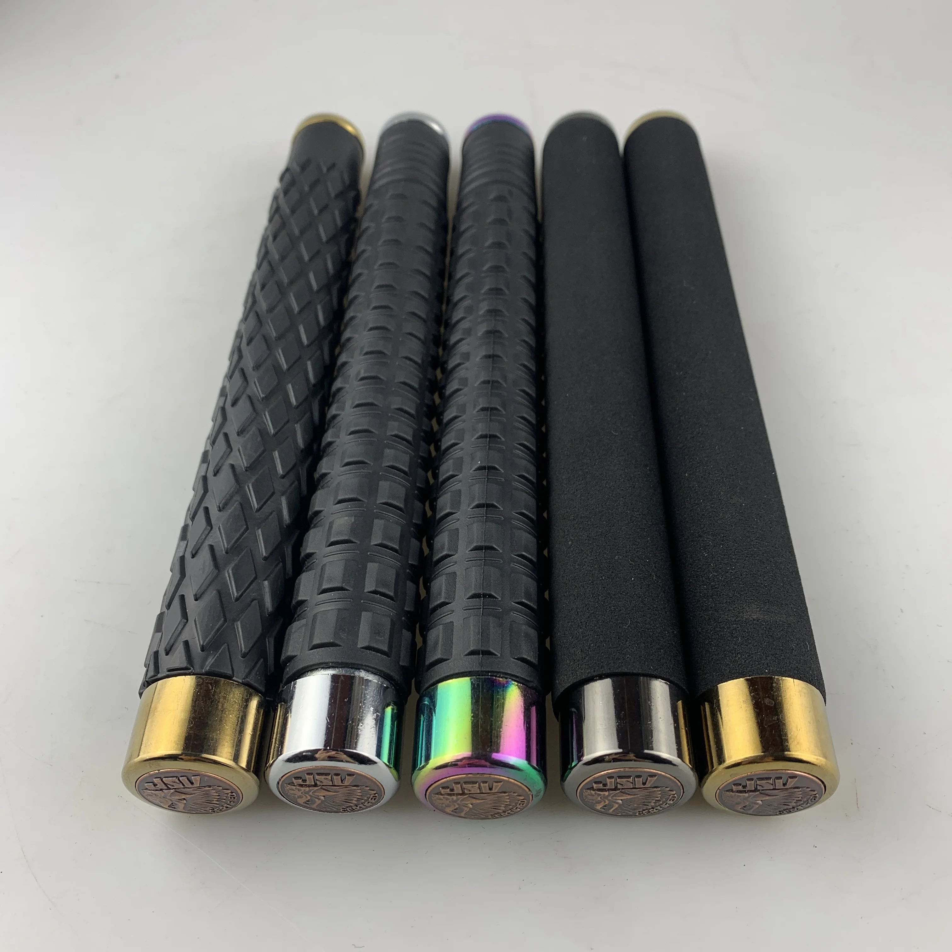 C0699 64cm metal Outdoor portable Retractable Self defense Sticks Telescopic Poles Three Section can be broken bricks