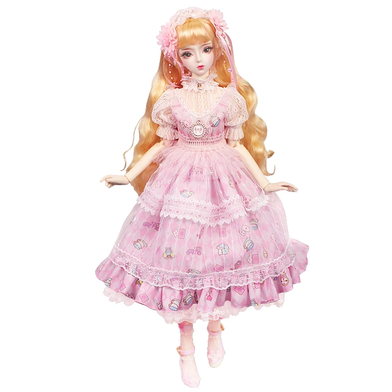 Мечта фея bjd кукла 1/3 62 см Высота 34 как шар шарнирное тело с платьем ручной работы для оптовой