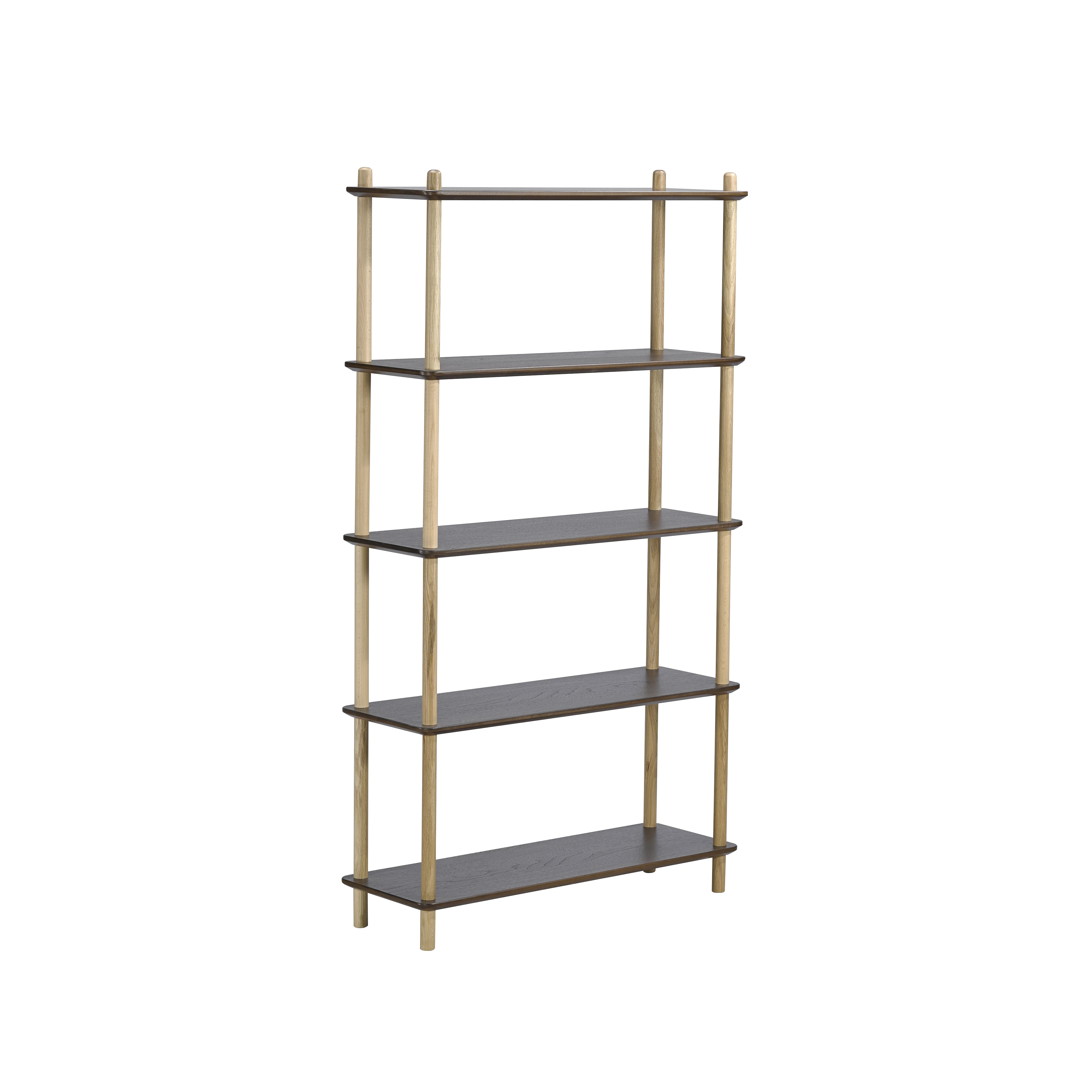 Modern style book shelf bookcase with metal frame scandinavian high quality book shelf