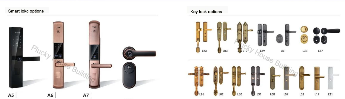 Latest design waterproof exterior steel main door security entrance door