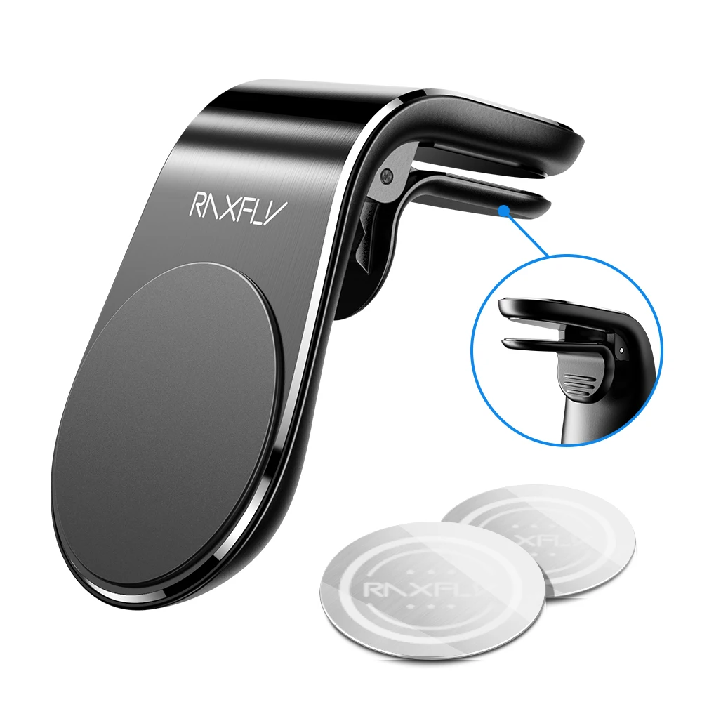 
Free Shipping Amazon Hot Sale 2019 New L-Type Universal Car Air Vent Phone Holder Magnet Phone Holder 