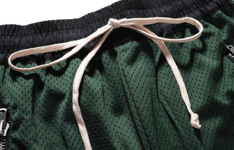 
Men custom design striped mesh basketball shorts 