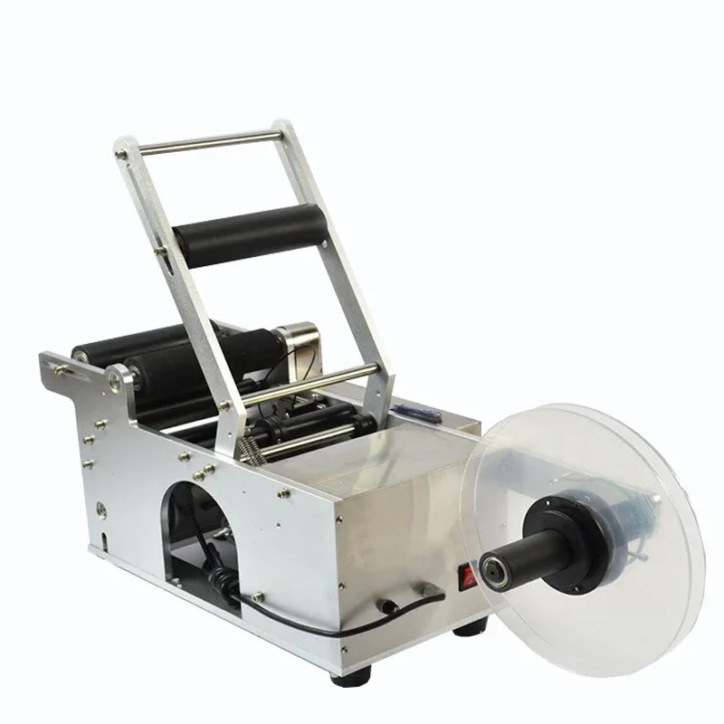 Manual Sticker Label Machine for Plastic Glass Bottle Label Equipment MT--50