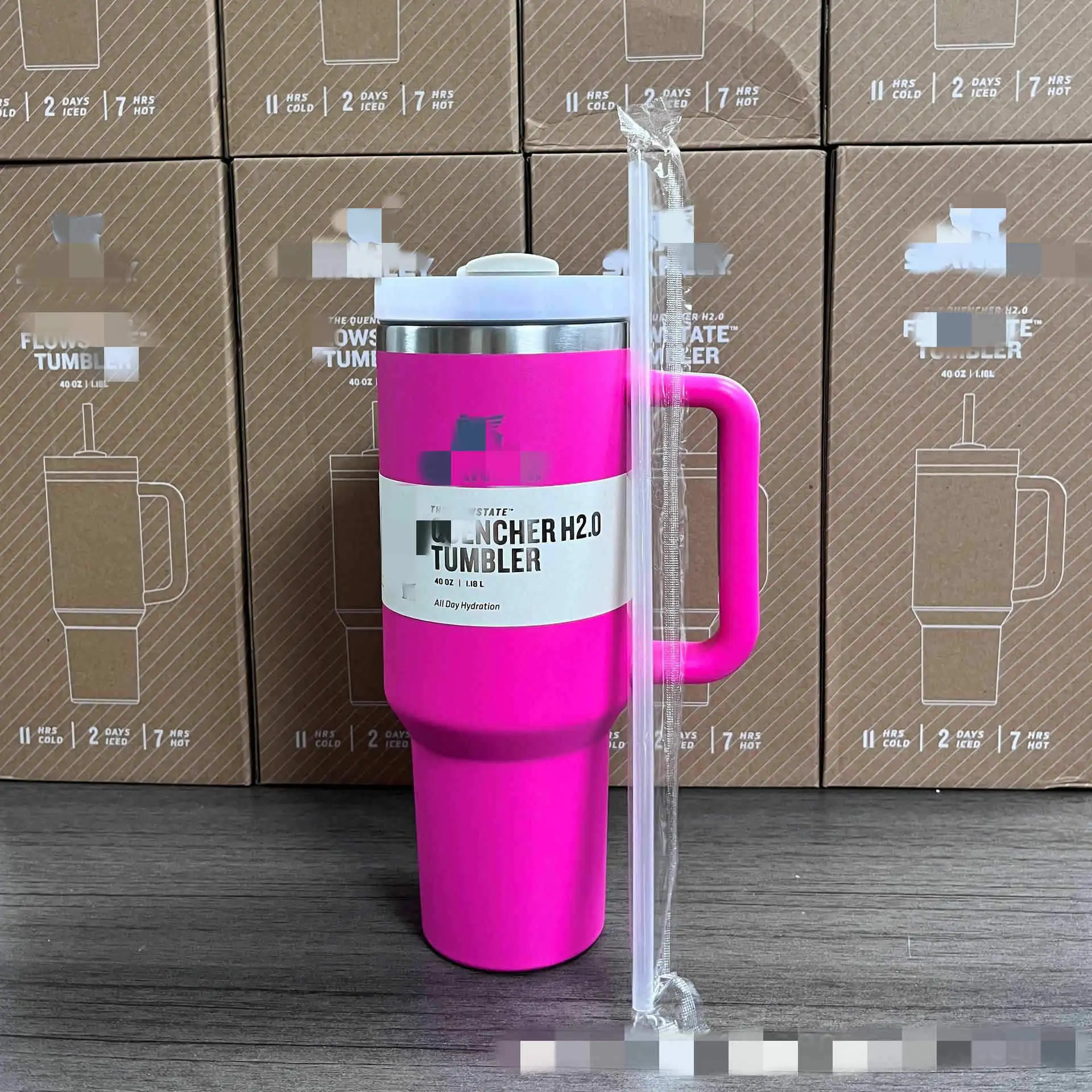Wholesale High quality 40oz Stainless Steel Large Capacity Sippy Cup Insulated Travel Mug Tumbler with Handle Double Walled
