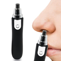 Black Wireless Waterproof  Nose Hair Removal Trimmer for Adult