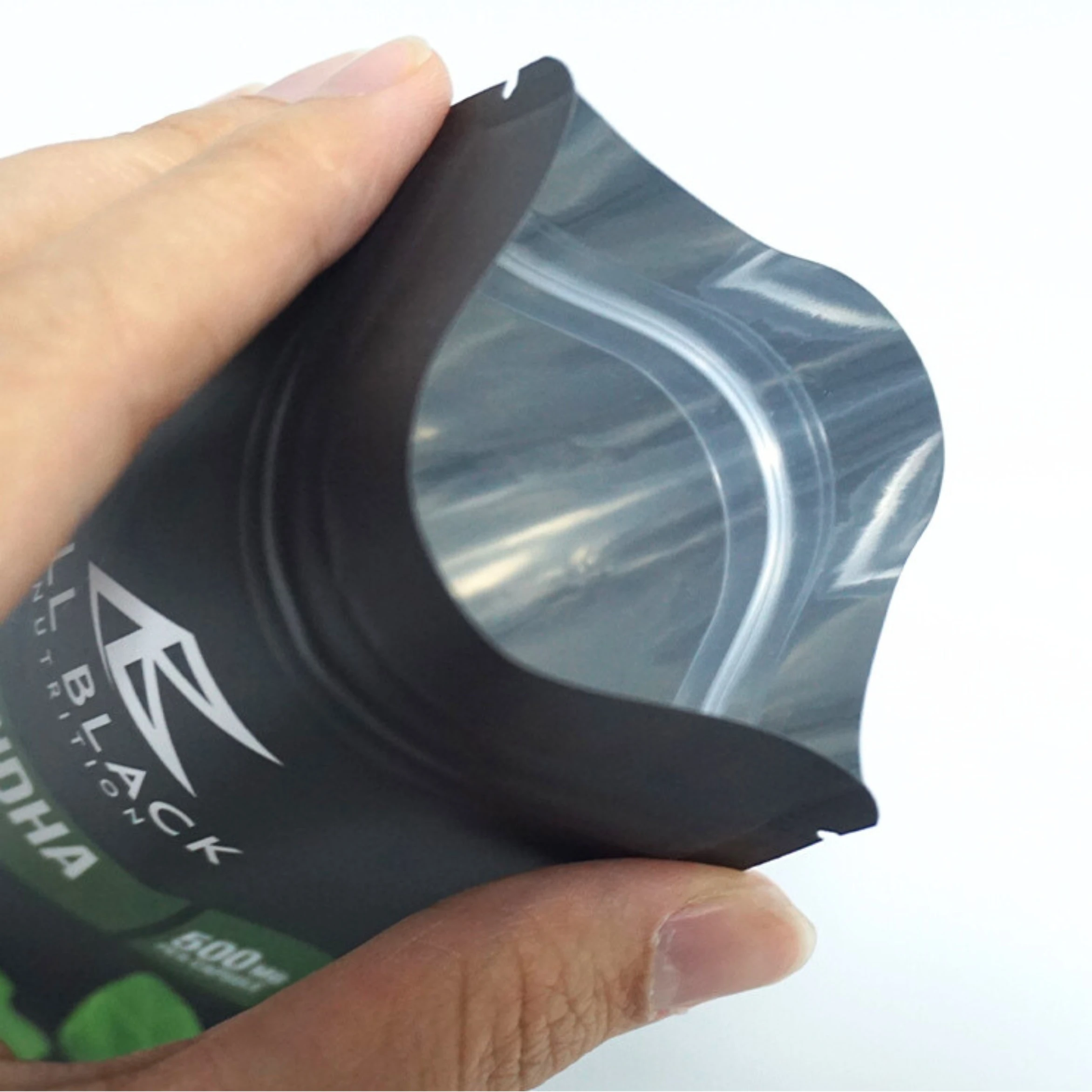 Digital Printing Small MOQ 500PCS Tomato Seeds Foil Laminated Mylar Ziplock Bags For Chia Seed Powder