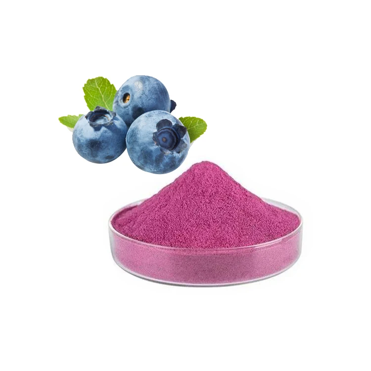 High Quality Whole Plant Extract Anthocyanins 1%-25% Blueberry Extract Powder