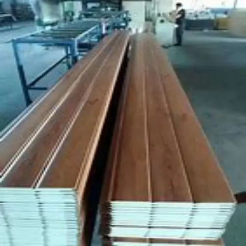 Facade decoration polyurethane foam sandwich structural insulated panel wall PU metal siding fireproof exterior cladding panels