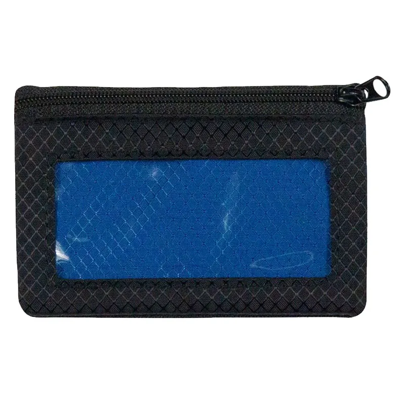 custom money pouch zipper coin purse risptop nylon casual men womens short wallet