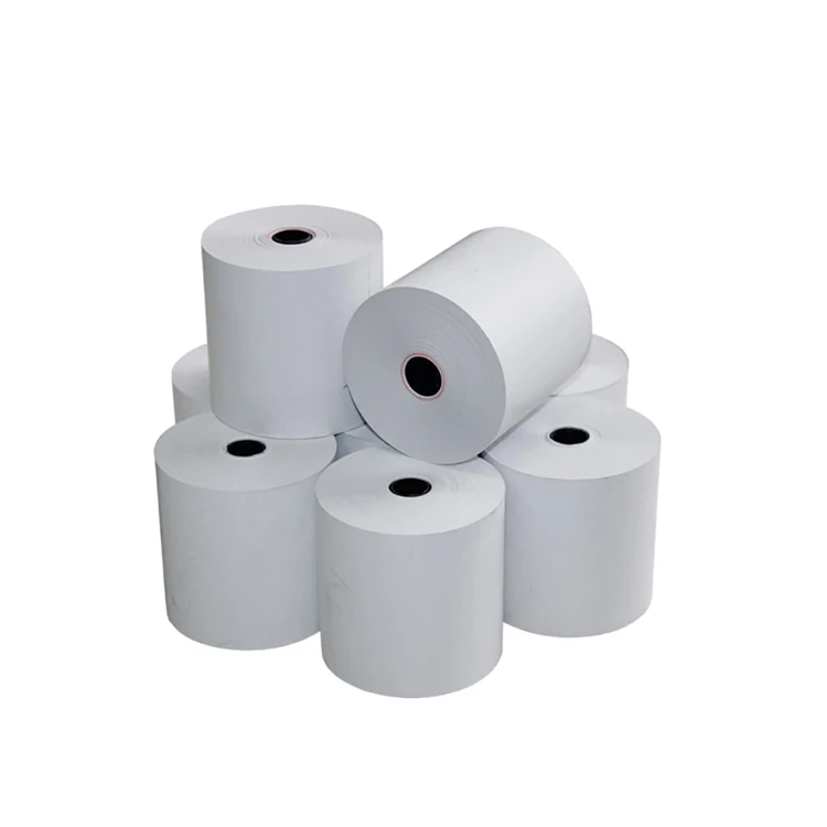 Manufacturing 57mm 57x40 2 14 pos price thermal paper papel termico jumbo reel suppliers cash register paper