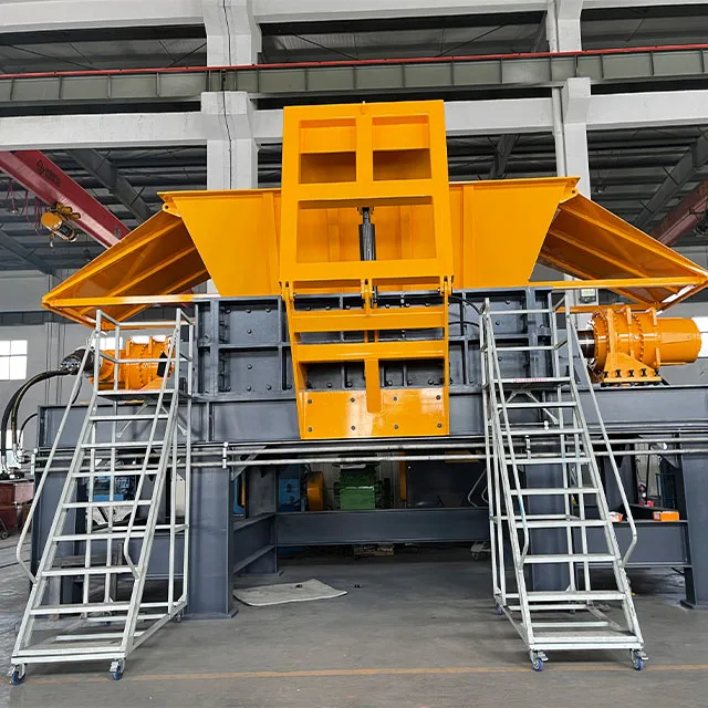 Heavy Duty Industrial Double shaft shredder , Scrap Car Tire Shredder Machine ,metal shredding machine