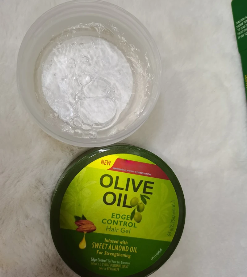 Olive Oil Hair Products Edge Styling Wax Hair Moisturizing Edge Control Gel Durable Setting Gel