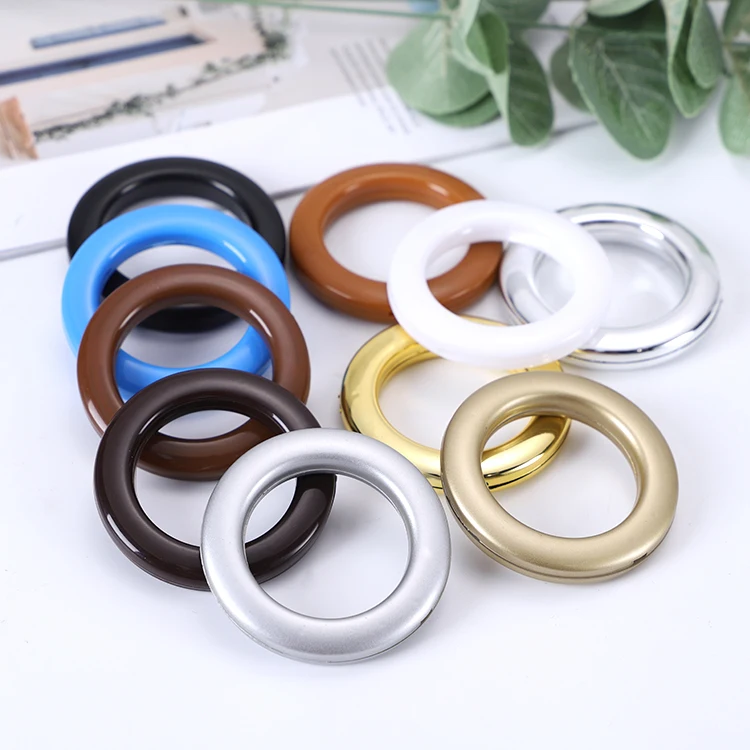 Good quality normal design curtain tape curtain rings with opening accessories
