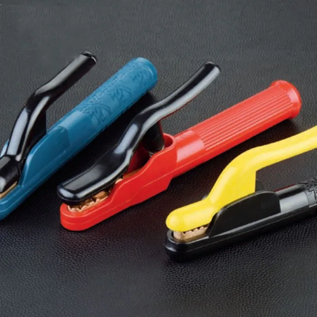 High Quality Japanese Type Custom Arc Welding Tools Electrode Clamp 500-800A Copper Electrode Holder