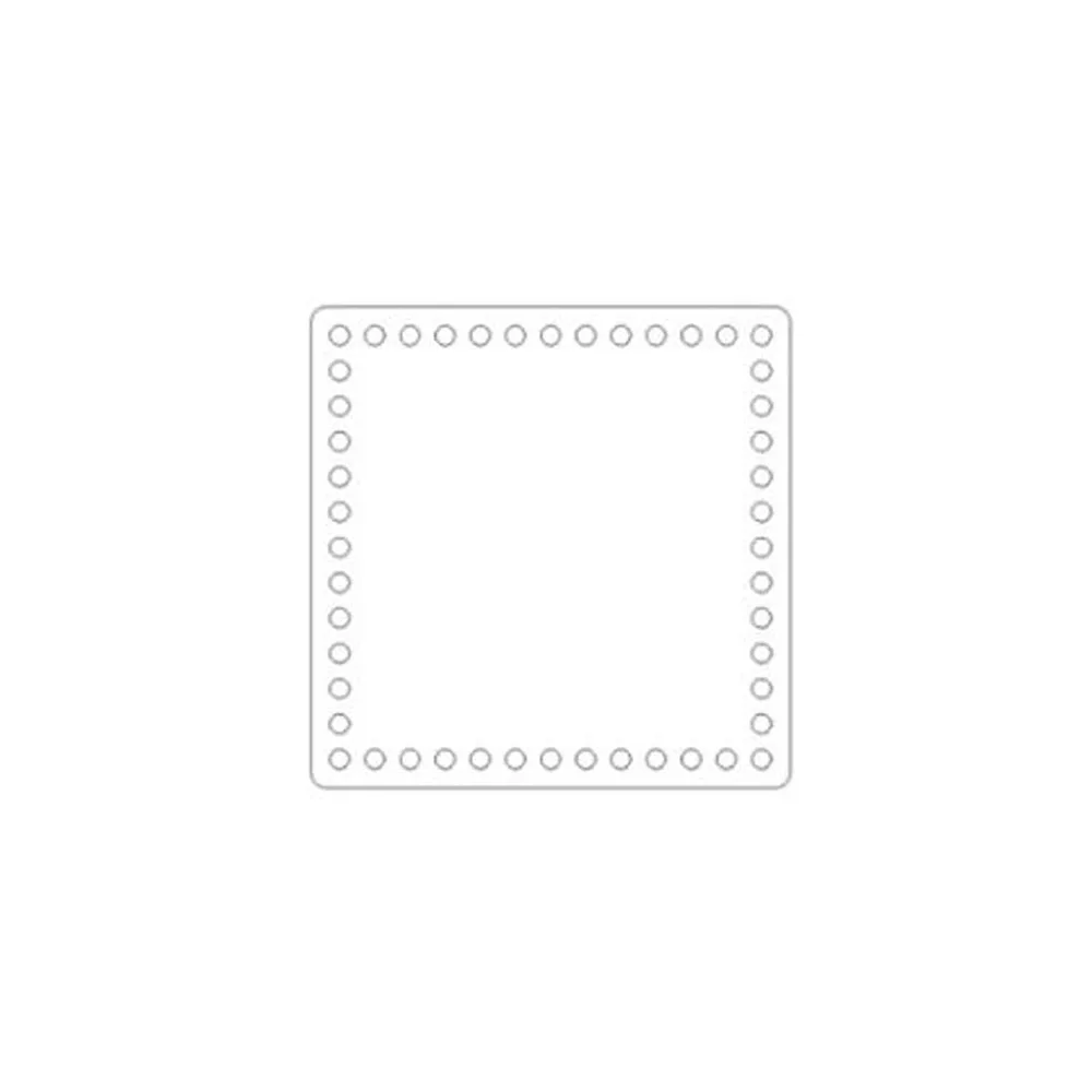 Квадратная акриловая корзина 18x18 см
