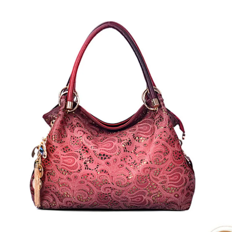 Wholesale Factory Womens Shoulder Bag Casual Signature Printing Pu Leather lady shoulder bags