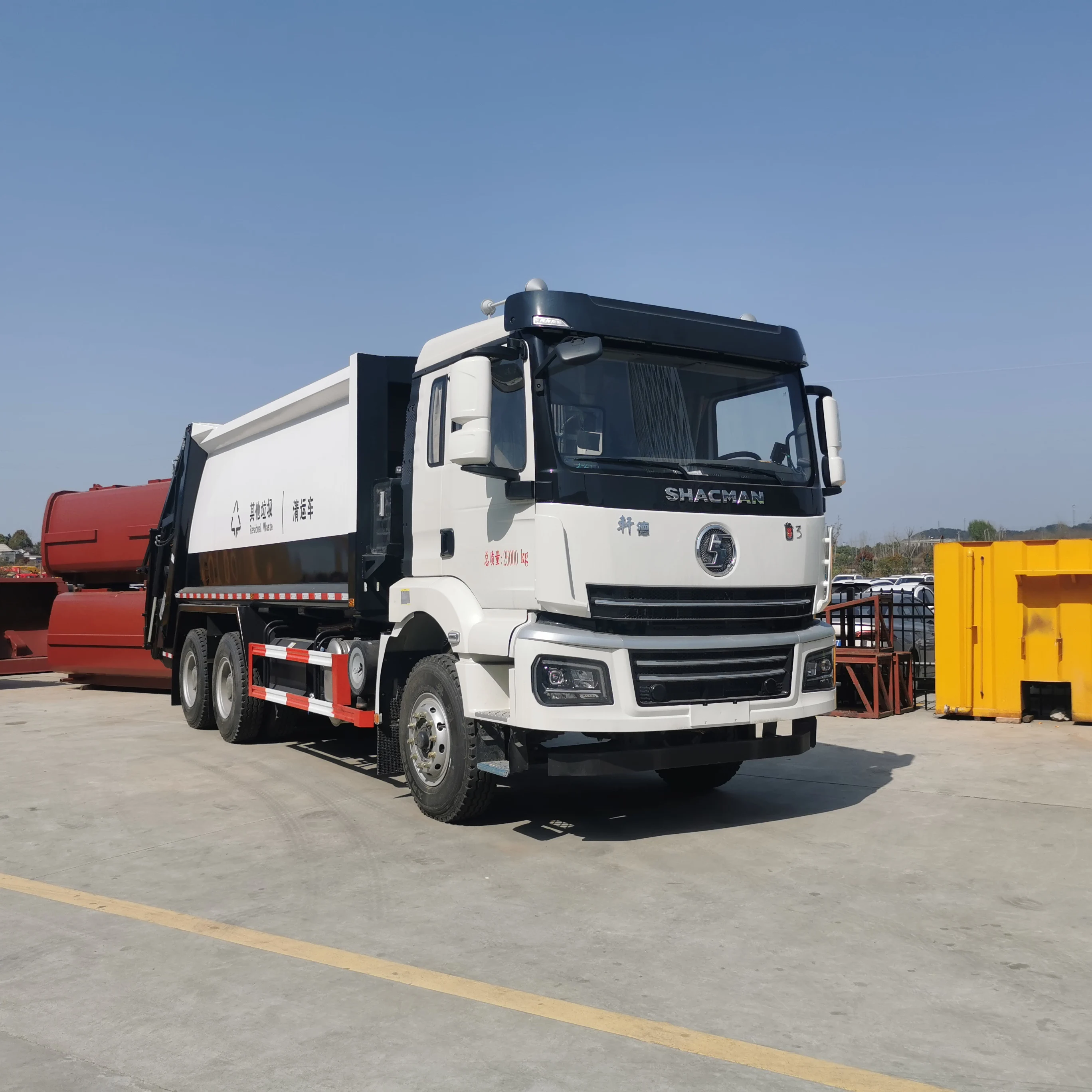 Китай Shacman Sinotruck экологически чистый Новый мусорный коллектор грузовик компрессор на рынок