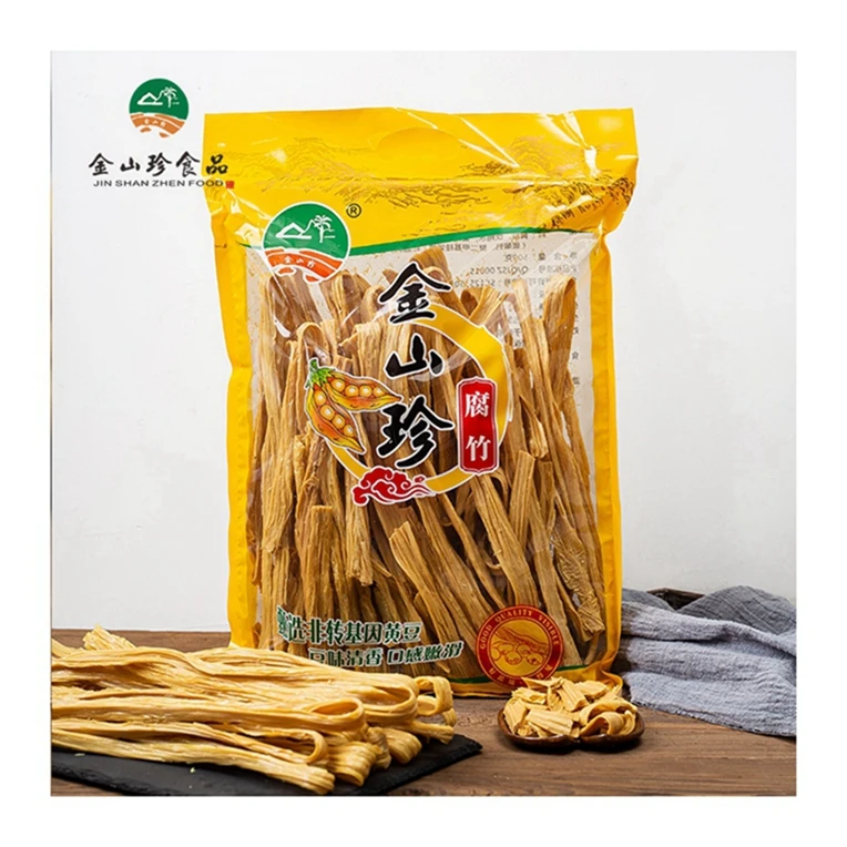 
Cheap Chinese Food 500g Soybean Organic Products Fuzhu Toufu Skin 