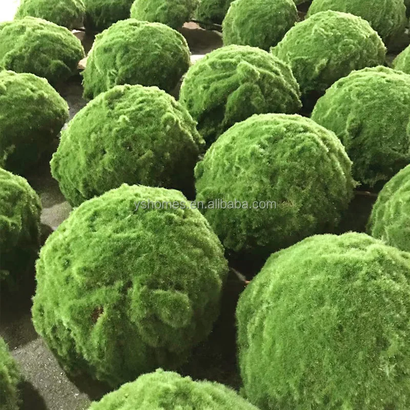 Simulation moss ball hanging decoration artificial plant ceiling space decoration wedding decoration