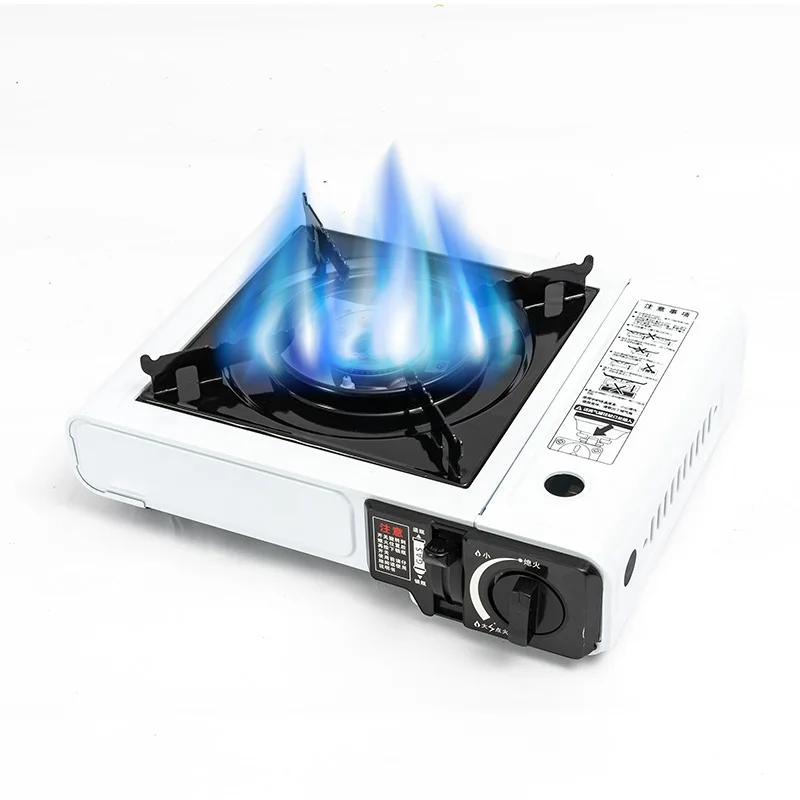 Portable Cassette Furnace Single Cylinder Gas Stove Camping Cooking Accessories Outdoor Kitchen For BBQ Picnic