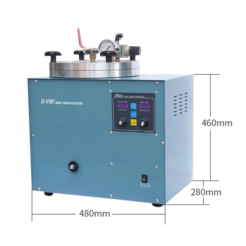 Portable jewelry wax mold injection vacuum injector digital jewelry vacuum wax injector